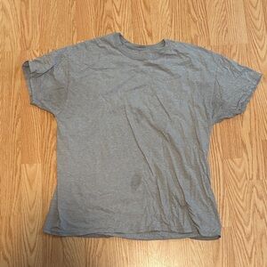 Hanes Short Sleeve Crew Neck T-Shirt - Grey